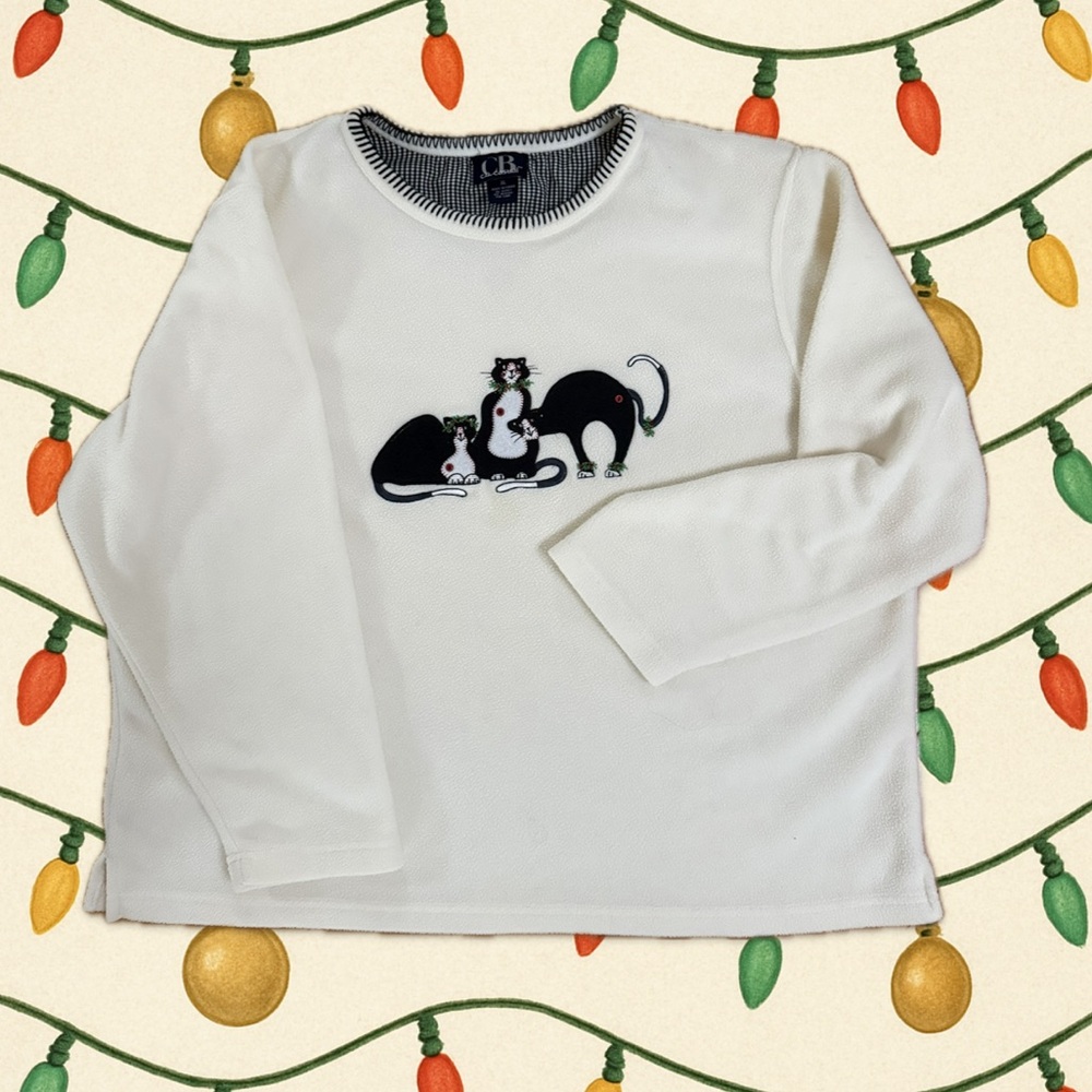 Ugly Christmas Cat Sweater